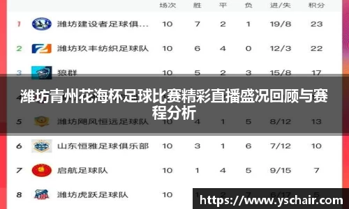潍坊青州花海杯足球比赛精彩直播盛况回顾与赛程分析